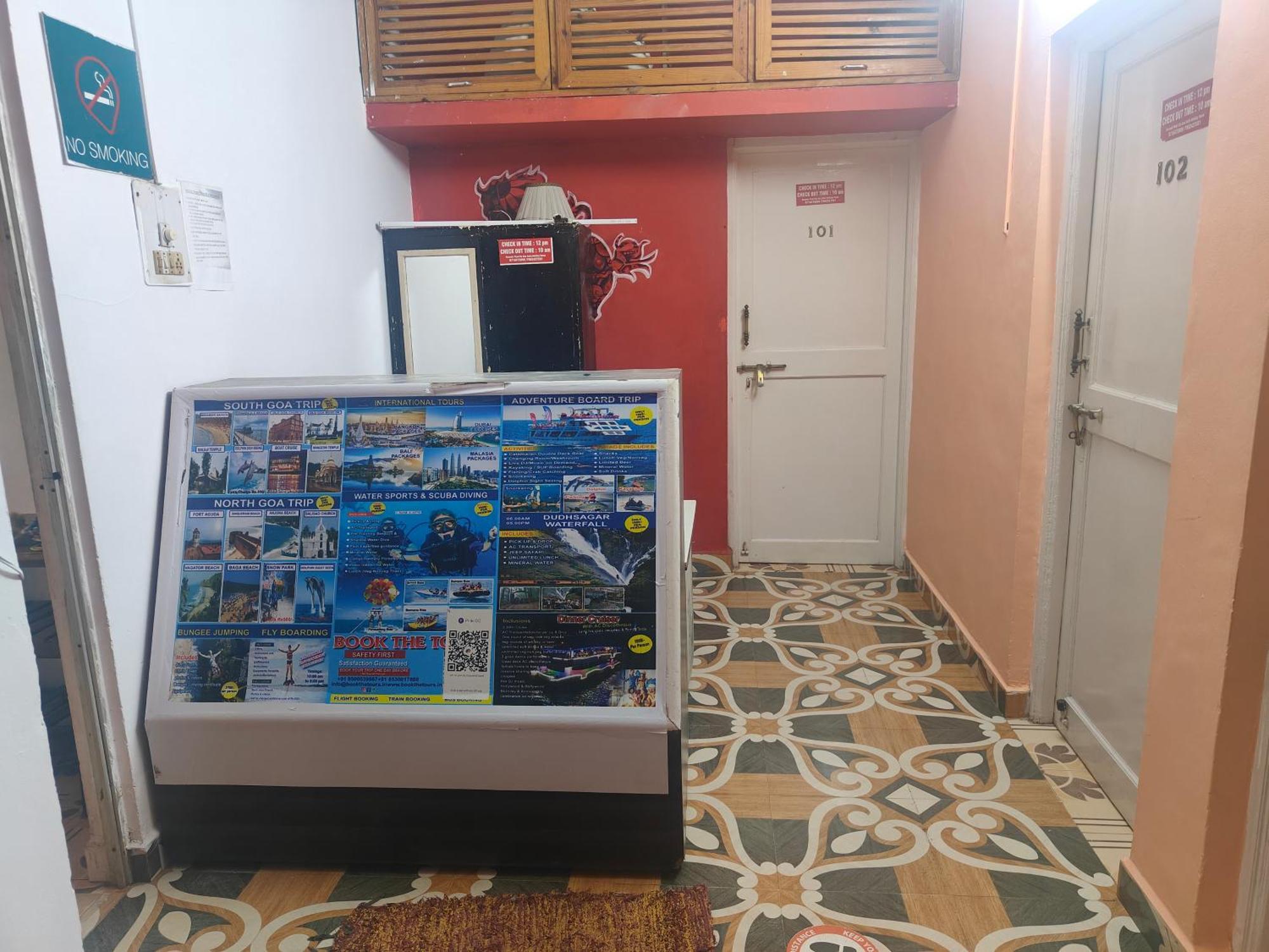 Oceanic Pearl Beach Guest House Calangute Bagian luar foto